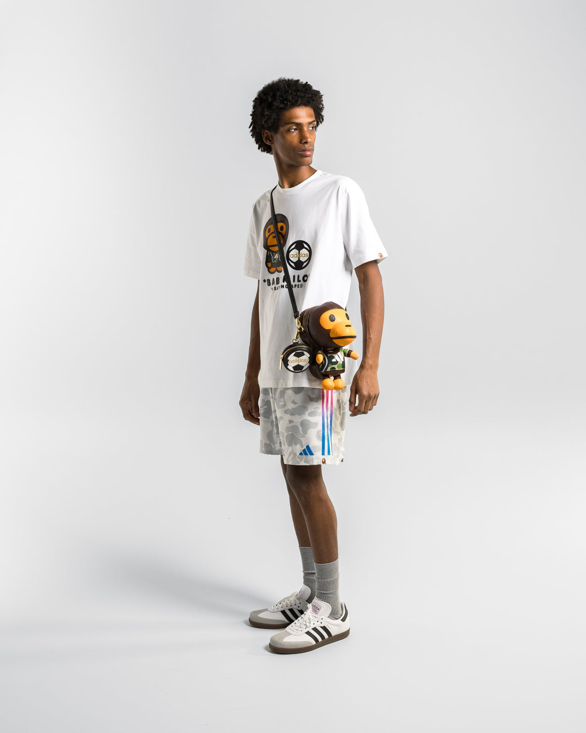 ADIDAS X BAPE SOCCER MILO SHOULDER BAG