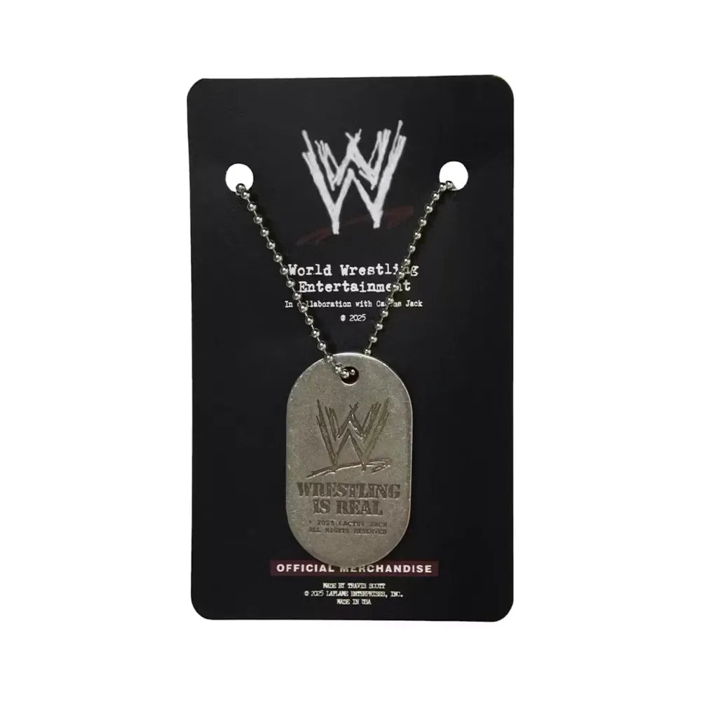 TRAVIS SCOTT CACTUS JACK  X WWE SILVER CHAIN