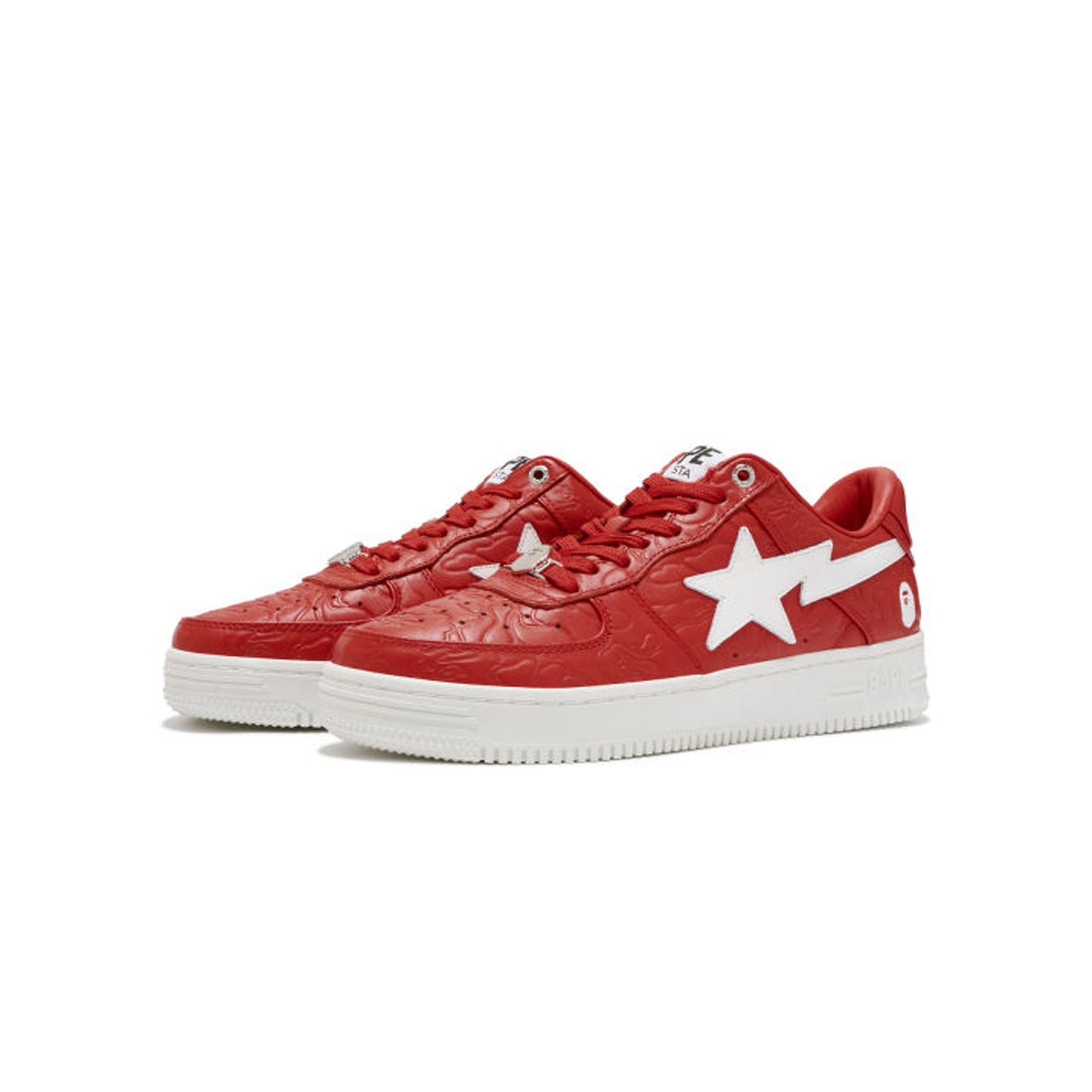 Bape Mens Red STA #3 M1 Shoes