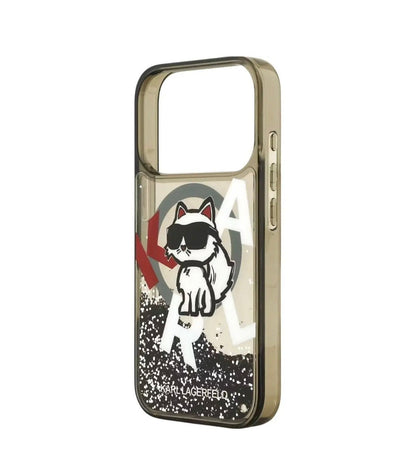 Karl Lagerfeld - Glitter MagSafe - iPhone 17 Pro Max - Liquid Choupette Head