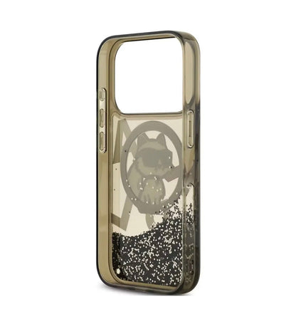 Karl Lagerfeld - Glitter MagSafe - iPhone 17 Pro Max - Liquid Choupette Head