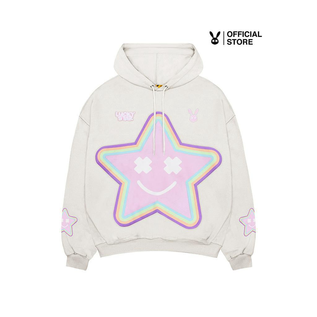 BAD RABBIT BEIGE STAR HOODIE