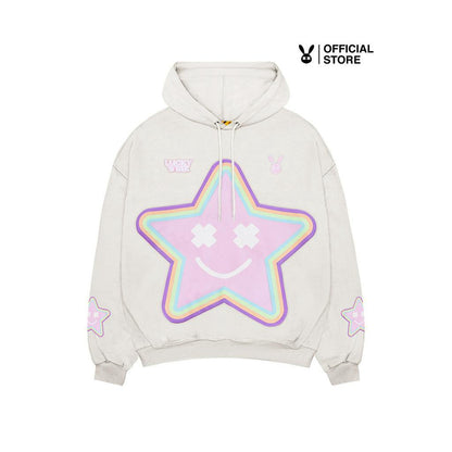BAD RABBIT BEIGE STAR HOODIE