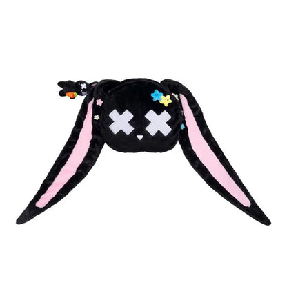 BLACK RABBIT FULL BUNNY FACE SLING BAG