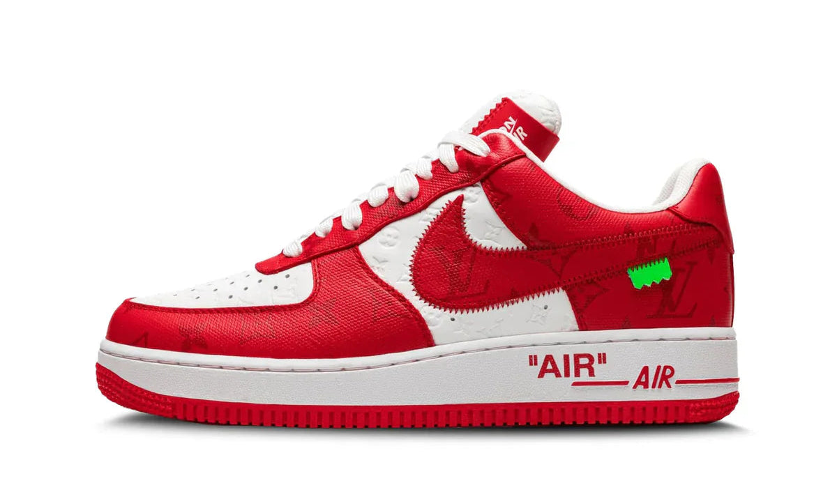 Louis Vuitton x Air Force 1 Low "White Comet Red"