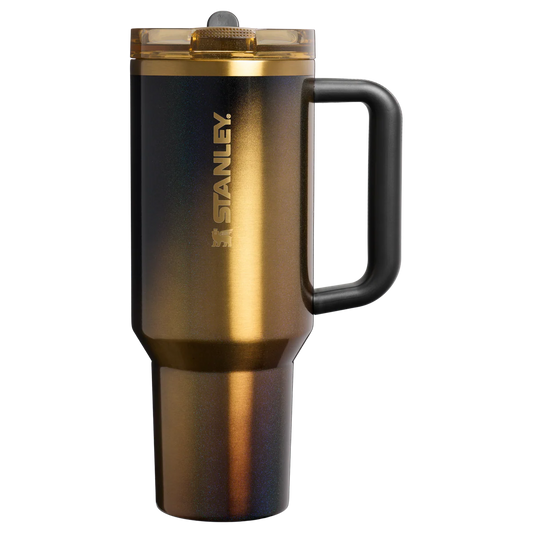 Stanley The Quencher ProTour Flip Straw Tumbler | 40 OZ Black Honey