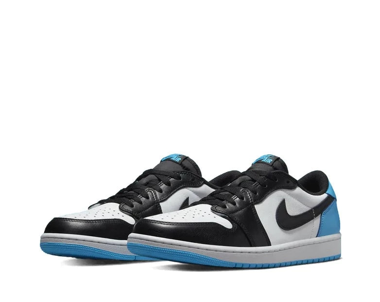 AIR JORDAN 1 LOW BLACK DARK POWDER BLUE