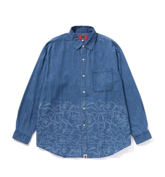 BAPE 30TH ANNIVERSARY DENIM SHIRT