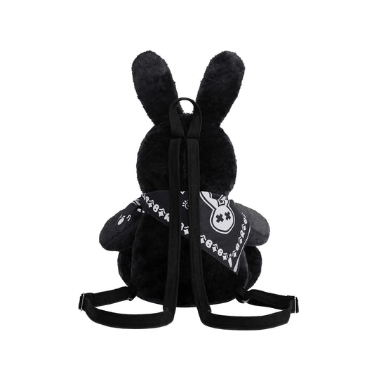 BLACK BABY RABBIT BACKPACK