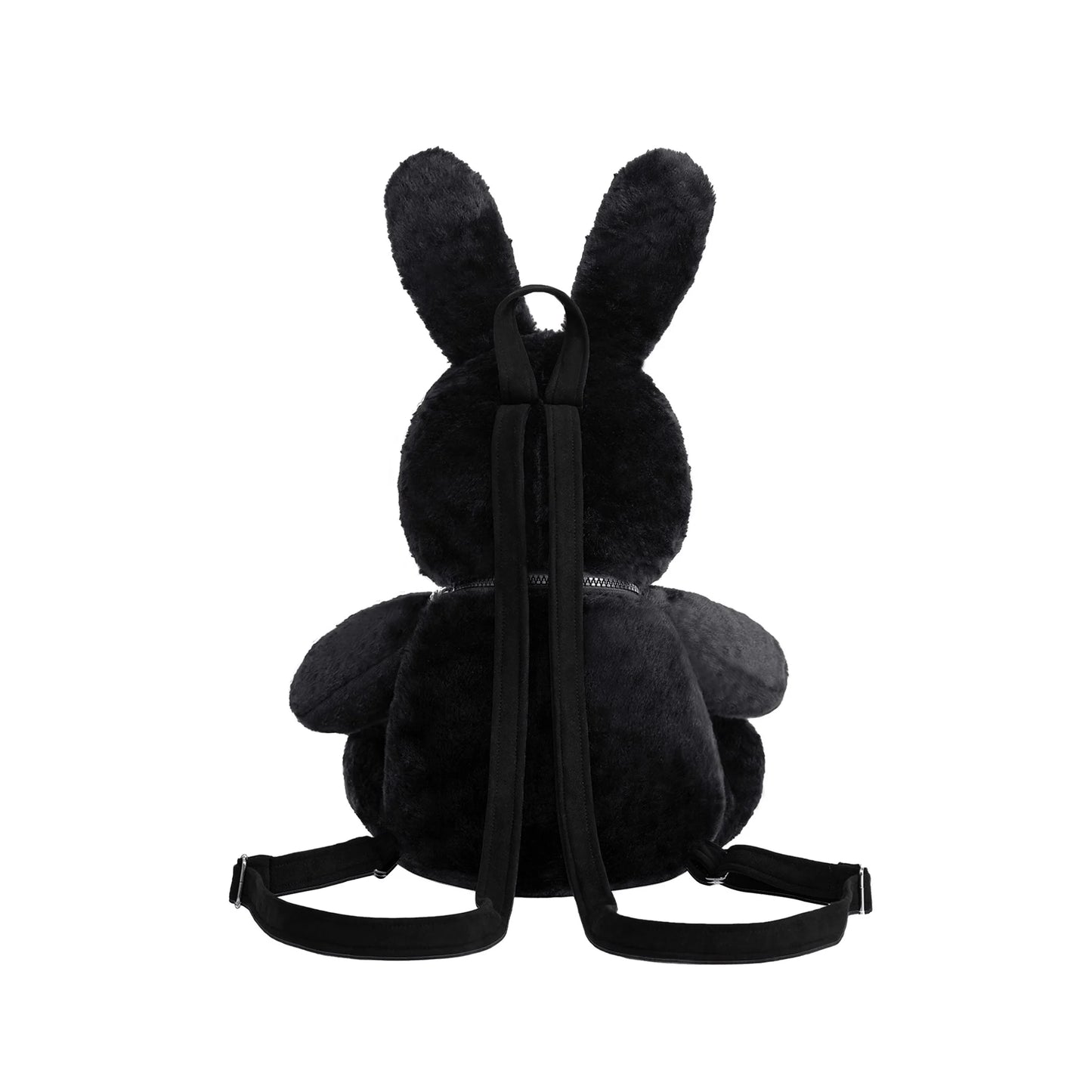 BLACK BABY RABBIT BACKPACK
