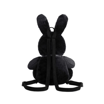 BLACK BABY RABBIT BACKPACK
