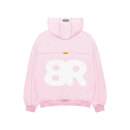 NEON RABBIT HOODIE PINK