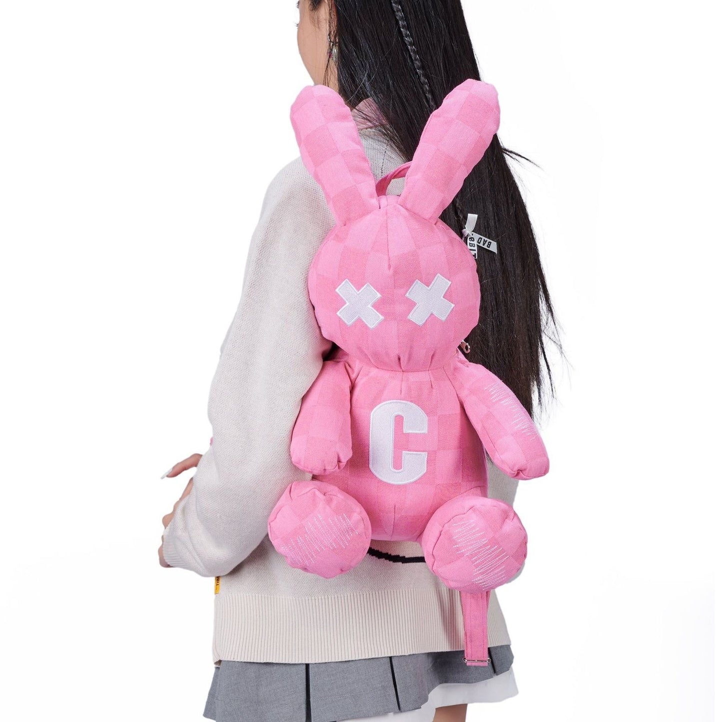 PINK BABY RABBIT BACKPACK