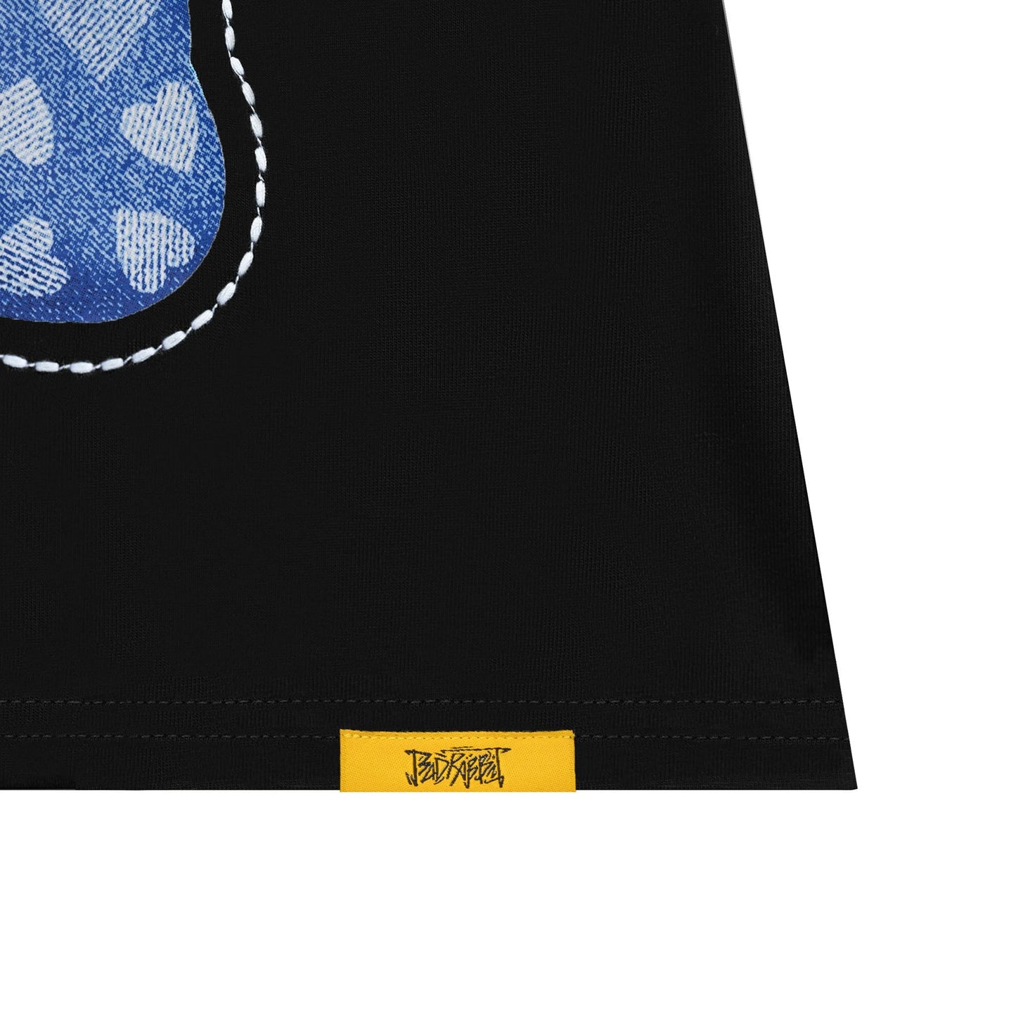 BLACK JEANS RABBIT TEE
