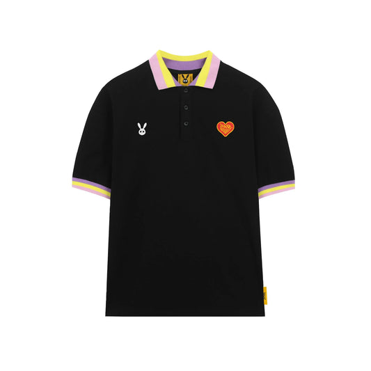 BAD RABBIT BLACK STRIPE RABBIT POLO
