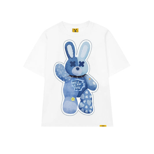 BAD RABBIT WHITE JEAN RABBIT TEE