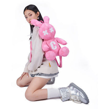 PINK BABY RABBIT BACKPACK